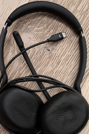 Jabra Connect Wired USB On-Ear Stereo Headset Headband Boom Mic
