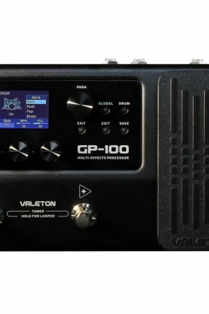 Valeton GP-100 Pedal Multiefectos para Guitarra | 140 Efectos, Looper, IR, USB OTG